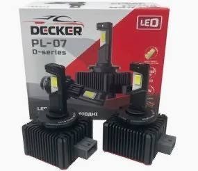Светодиодные LED лампы D1S Decker PL-07 6000K 50W 12-24V 12000lm canbus PL-07 D1S фото