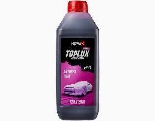 Активна піна Nowax Toplux Nano+Active Foam концентрат для безконтактної мийки 1л NX01143 фото