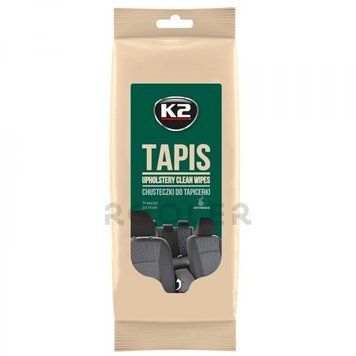 Серветки вологі K2 Tapis Wipes для очищення тканинної оббивки 24 шт (K212) k212 фото