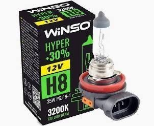 Галогенова лампа Winso H8 12V 35W PGJ19-1 Hyper +30% (712800) 712 800 фото