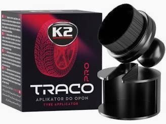 Щітка-аплікатор для полірування шин К2 Traco Pro чорна D7040 фото